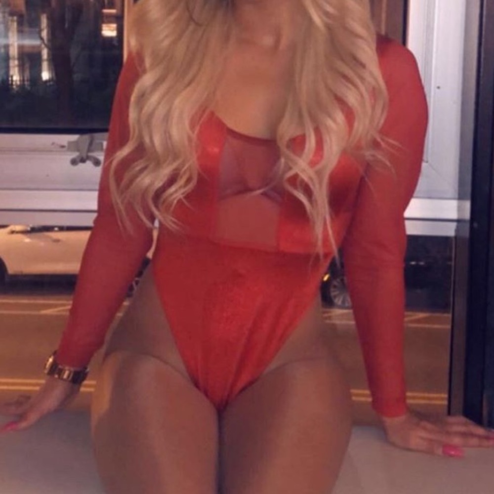 Red Custom Bodysuit